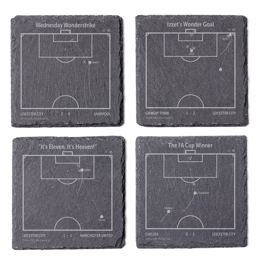 Football's Greatest Goals: Slate Coasters