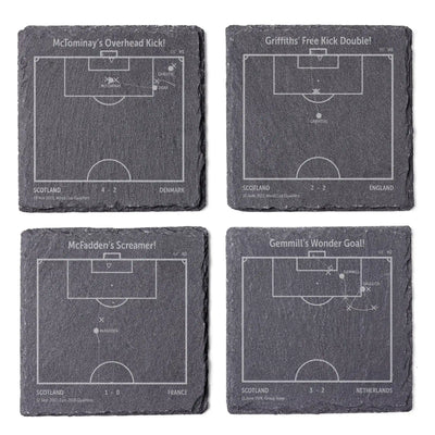 Football's Greatest Goals: Slate Coasters