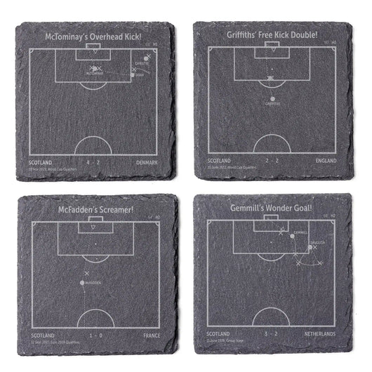 Football's Greatest Goals: Slate Coasters