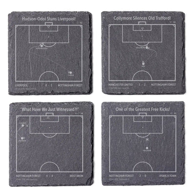 Football's Greatest Goals: Slate Coasters