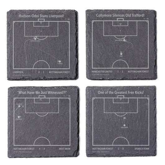 Football's Greatest Goals: Slate Coasters