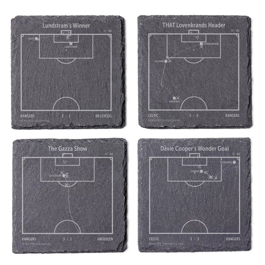 Football's Greatest Goals: Slate Coasters