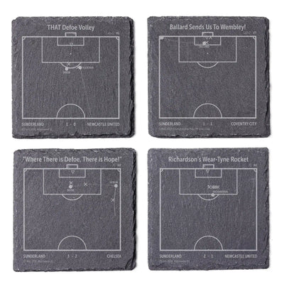 Football's Greatest Goals: Slate Coasters