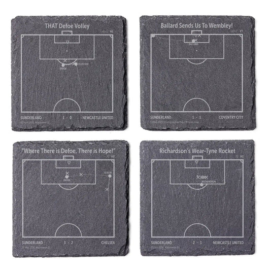 Football's Greatest Goals: Slate Coasters