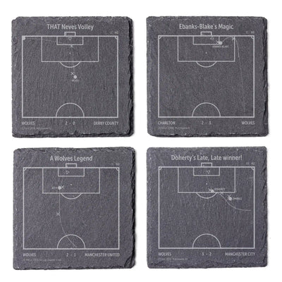 Football's Greatest Goals: Slate Coasters