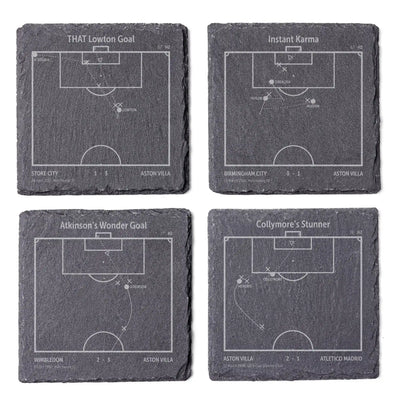 Football's Greatest Goals: Slate Coasters