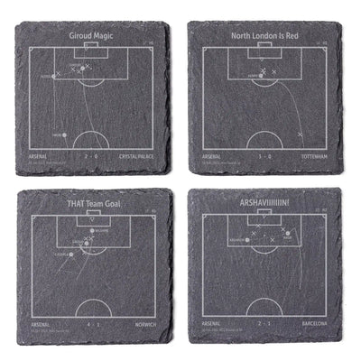 Football's Greatest Goals: Slate Coasters