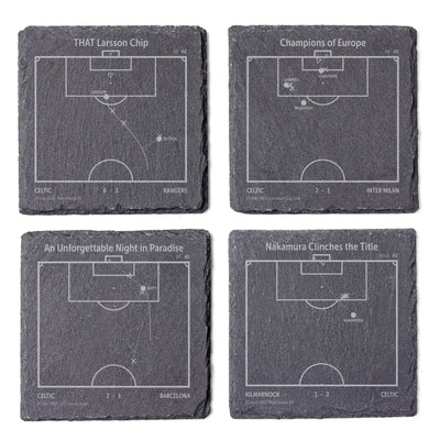 Football's Greatest Goals: Slate Coasters