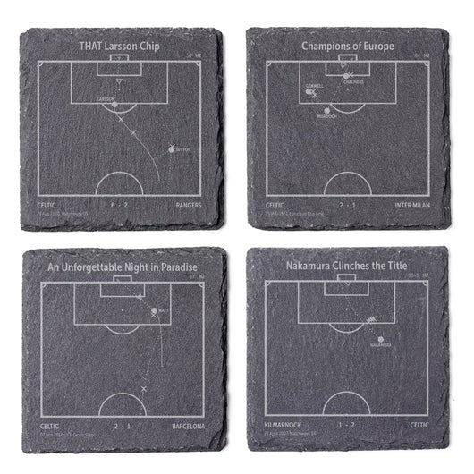 Football's Greatest Goals: Slate Coasters