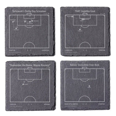 Football's Greatest Goals: Slate Coasters
