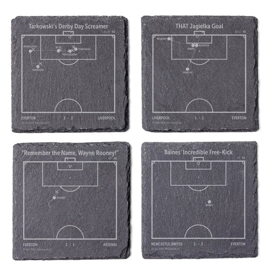 Football's Greatest Goals: Slate Coasters