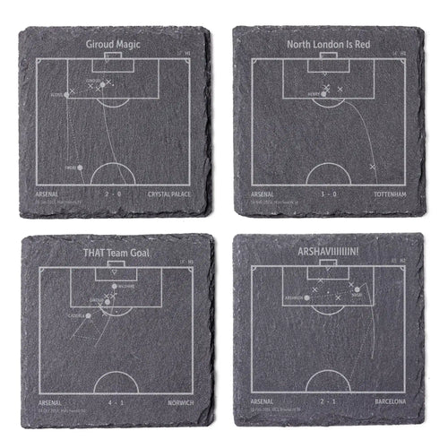 Football's Greatest Goals: Slate Coasters