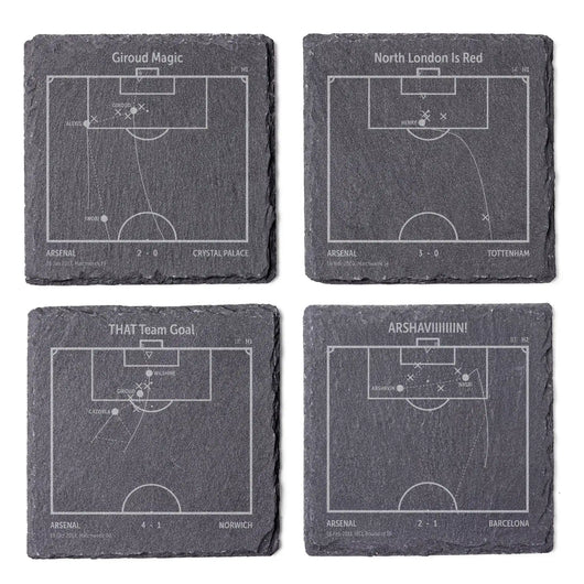 Football's Greatest Goals: Slate Coasters