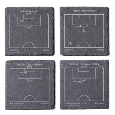 Football's Greatest Goals: Slate Coasters