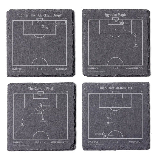 Football's Greatest Goals: Slate Coasters