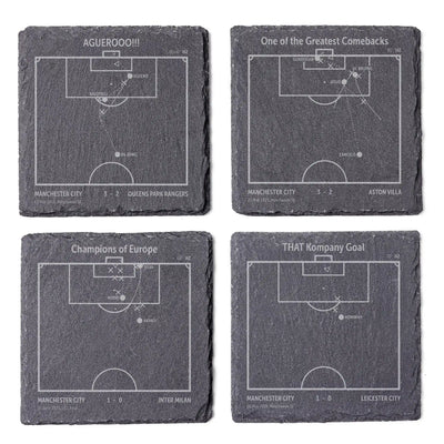 Football's Greatest Goals: Slate Coasters