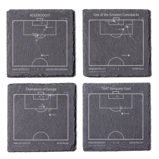 Football's Greatest Goals: Slate Coasters