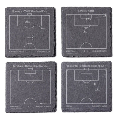 Football's Greatest Goals: Slate Coasters
